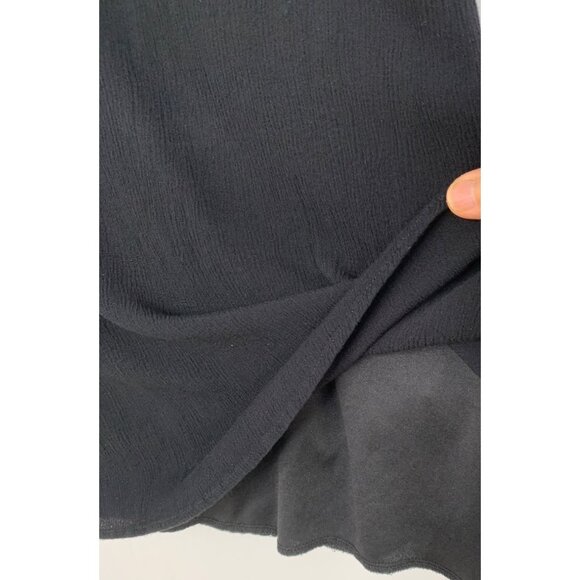 Lacy Black Cap Sleeve Mini Tunic Dress By Baileyblue Size L Junior RY10375 EUC - Picture 7 of 11